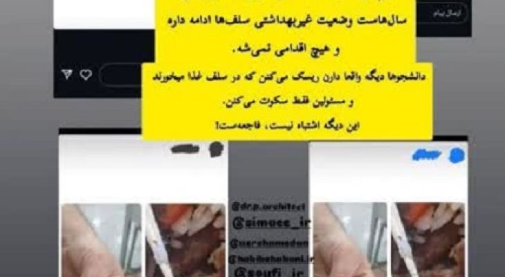 واقعیتی تلخ در بشقاب سلف دانشجویان همدانی