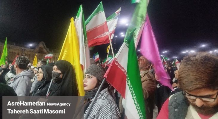 بیعت دانشگاهیان همدان با رهبری