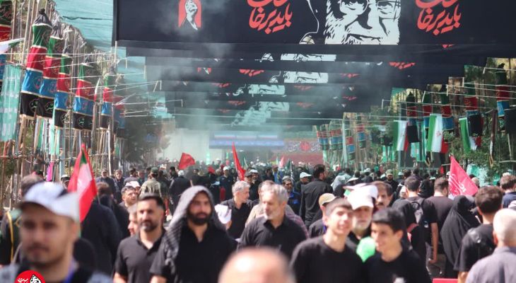 فعالیت موکب ملایر در مصلای تهران بزرگ