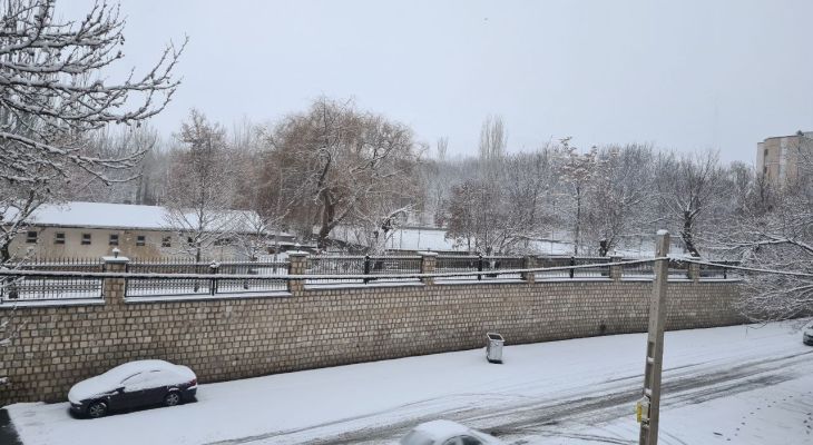 برف شادی در همدان