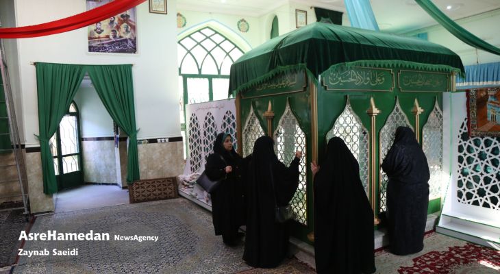 غبارروبی بارگاه امامزاده زبیده خاتون
