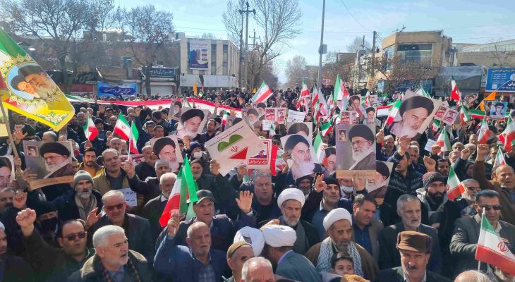 قیام مردم نهاوند علیه تروریست‌های مسلح