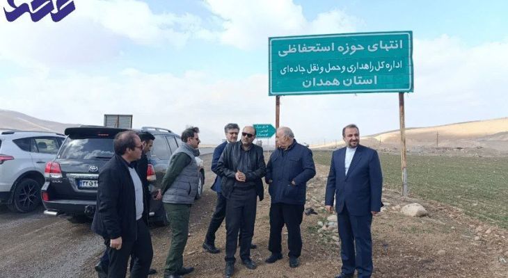 بازدید معاون وزیر راه از طرح‌های راه‌سازی نهاوند