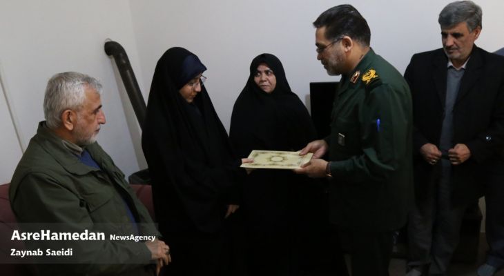 دیدار و دلجویی مسئولان استان از خانواده جانبازان