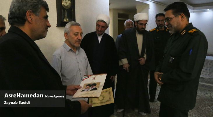 دلجویی مسئولان از جانبازان همدانی
