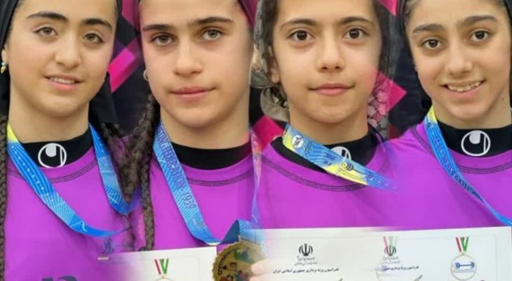 4 مدال طلا برای دختران وزنه‌بردار همدان