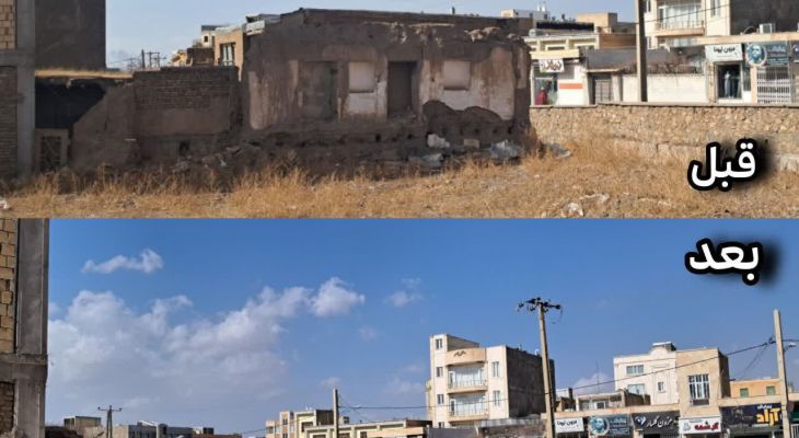 بازگشایی خیابان‌ معلم نهاوند