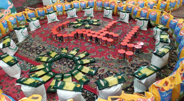جشن رمضان با توزیع بسته‌های معیشتی