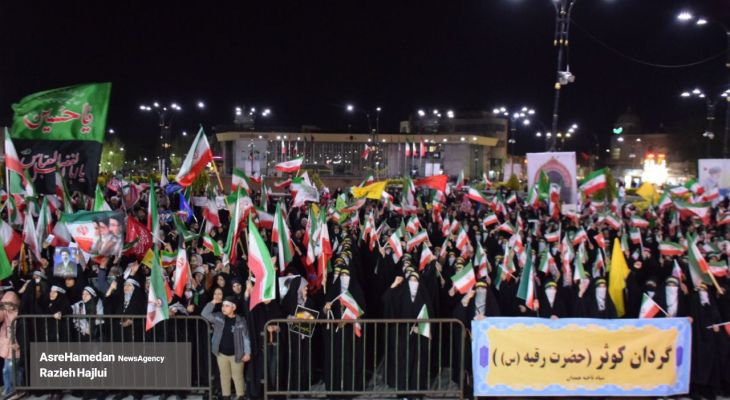 رزمایش جان‌فدا برای ایران امام رضایی در همدان