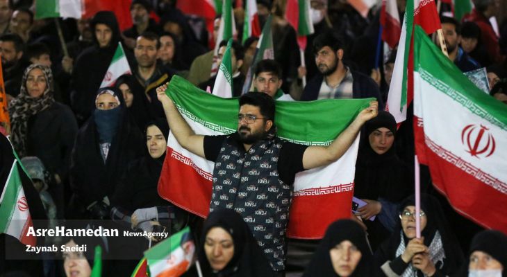 حضور ورزشکاران همدانی در اجتماعات مردمی