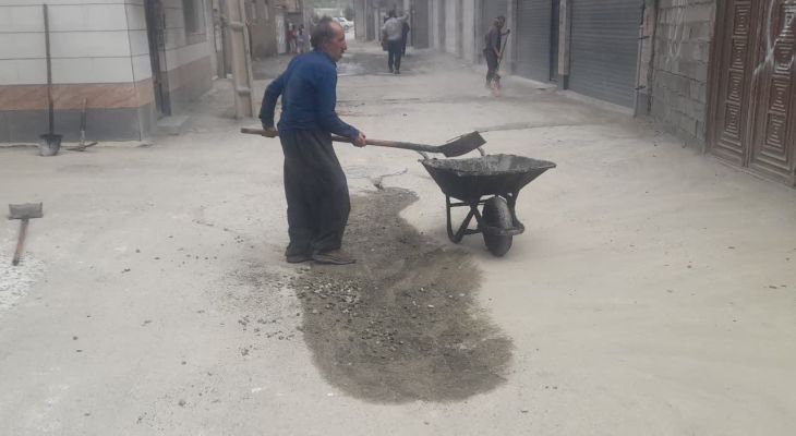 لکه‌گیری آسفالت معابر همدان در دست اقدام است