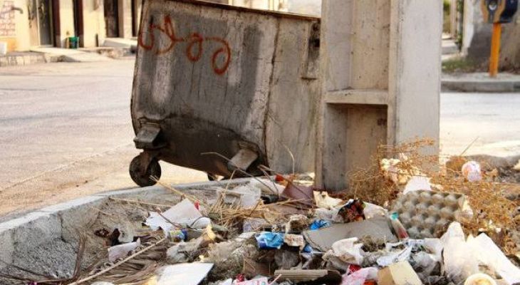 کمبود سطل‌ زباله در منطقه قاسم‌آباد همدان