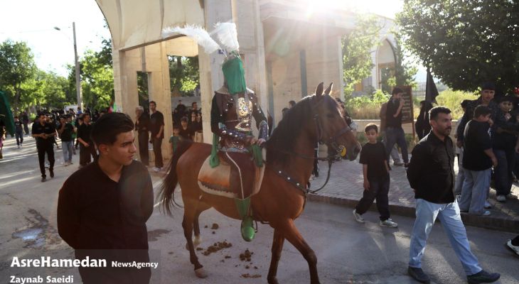 ورود نمادین کاروان سیدالشهدا(ع) به کربلا در مریانج