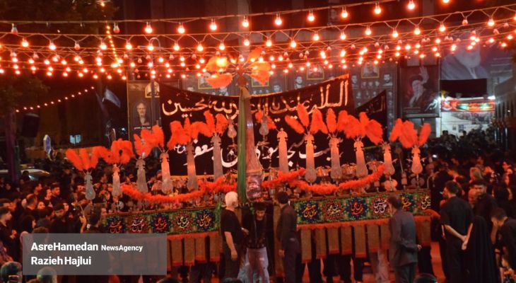 مراسم شب تاسوعا در مریانج