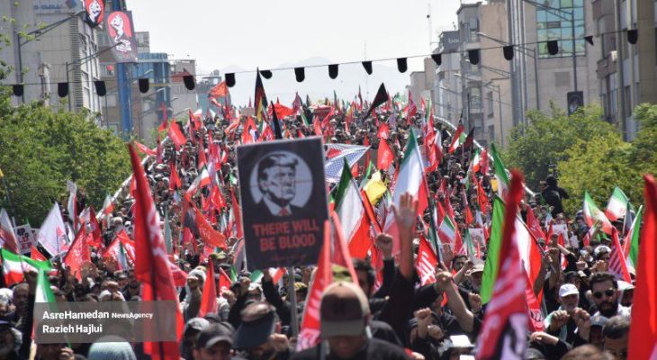مراسم تشییع پیکر قائد امت در تهران