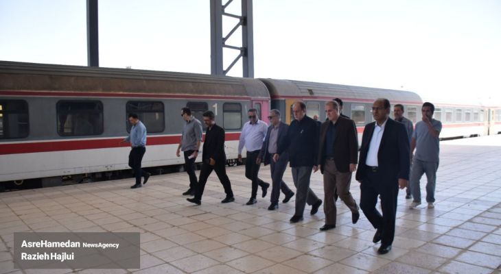 بازدید نایب‌رئیس مجلس از ایستگاه راه‌آهن