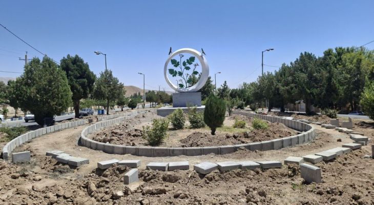 نصب اِلمان‌ گشنیز در نهاوند