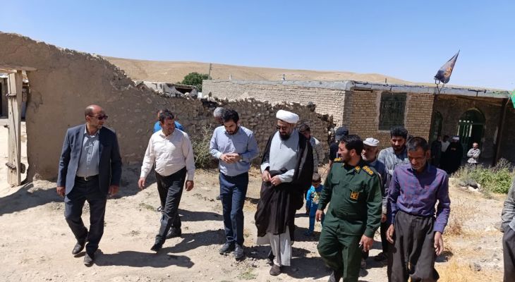 حضور آیت الله شعبانی در روستاهای محروم گل‌تپه