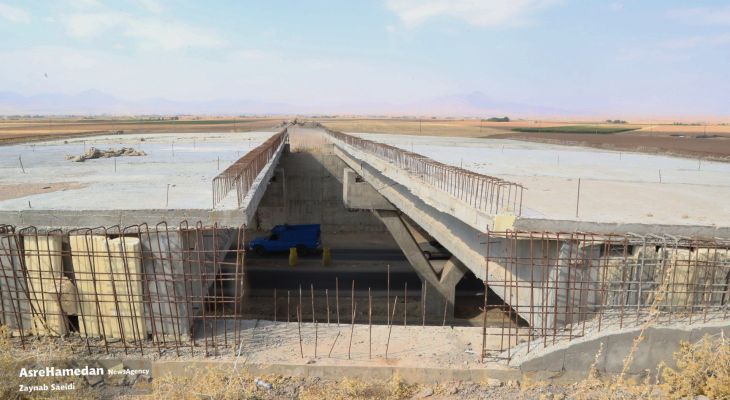 بازدید از آخرین وضعیت پروژه کنارگذر غربی همدان